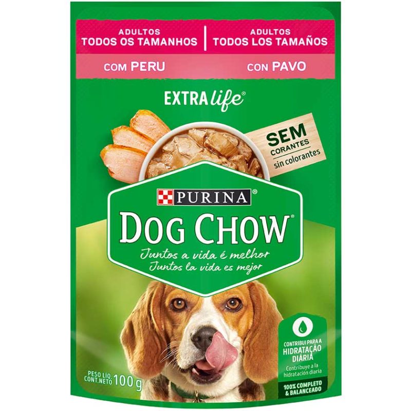 Dog Chow adulto pavo 100gr x 15und