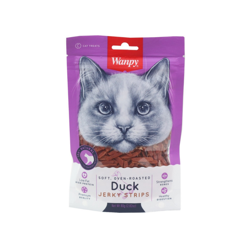 Wanpy Snack Tiritas pechuga de pato 80gr