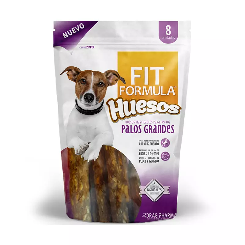 Snack Fit huesos palos grandes x8und
