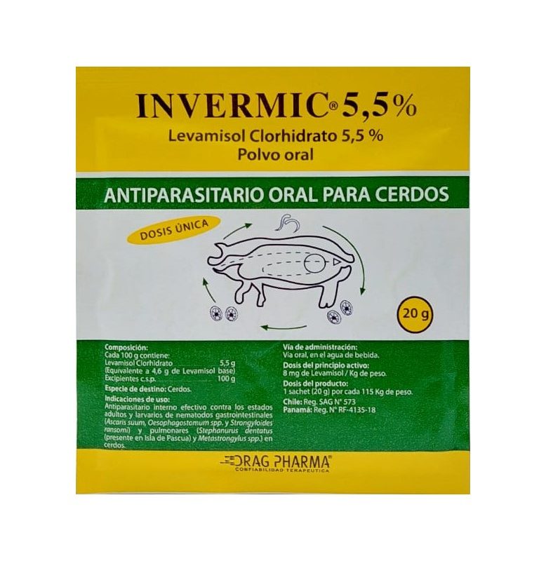 Sachet invermic polvo 20 gr